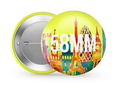 button met diameter van 58mm